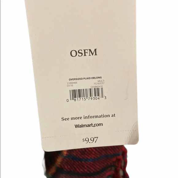 🌼 2/$10 Faded Glory Oblong Scarf - Picture 2 of 3